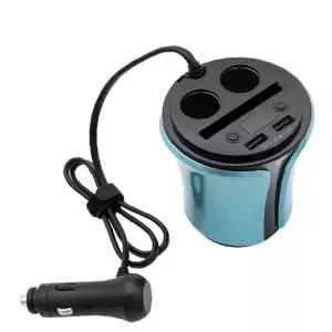 차량용 멀티 충전기 / 2 USB 2 시거잭 어댑터
