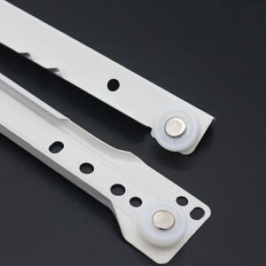 1쌍 두꺼운 의류용 풀리 용 두 개의 캐비닛 레일 서랍 트랙 슬라이드 컴퓨터 테이블 키보드 롤러