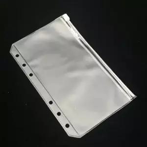 지퍼백 현금 다이어리 A6 현금바인더속지 6공 반투명 현금바인더속지 현금챌린지속지