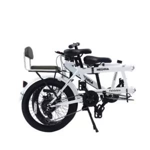 커플자전거 접이식 관광 자전거 공원 가족 사이클 레저 여행