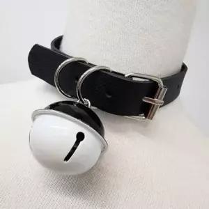 초커 목걸이 가죽 롱타입 방울 소품 파티 꾸미기 코스튬 커스튬