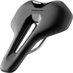 로크브로스 자전거 시트 남성용 편안한 쿠션 통풍 및 충격 흡수 기능이 있는 경량 조절식 도로/실내