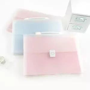 반투명 714QBF69 공간분리 파일백 서류 계약서 문서 보관함