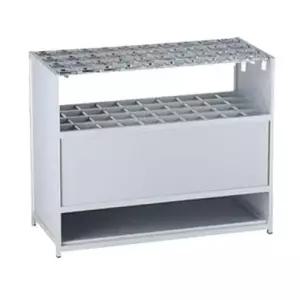 보관함 열쇠형 우산 꽂이 40구 거치대 업소 실버 WFLX70T