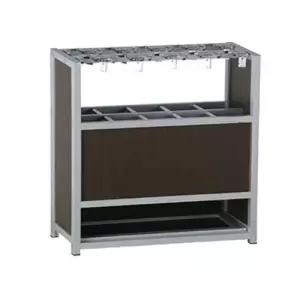 보관함 열쇠형 월넛 거치대 업소 10구 우산 꽂이 WFLX70N