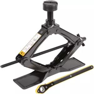 자동차용 스틸 가위 잭 1.8톤 오버사이즈 베이스 휴대용 SUV 및 자동차에 이상적임 타이어 교체 키트 래칫