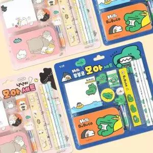 초등 663NBP95 학생 필기구 메지 학용품 문구 세트