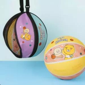 어린이 캐릭터 농구 볼 보관 토트백 스포츠 공 수납 가방