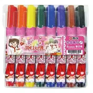 유성매직 988GBA90 8색 동아 핑크