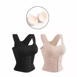 [라일리여성언더웨어] Rly 여성 뽕브라나시 올인원 바디쉐이퍼 코르셋 캡내장