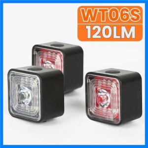 자전거 스마트 브레이크 감지등 후면 및 전면 세트 IP66 방수 MTB 도로 자전거 미등 USB 야간 사이클링 안