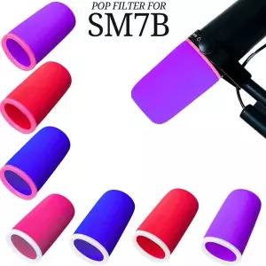 Shure SM7B 마이크용 마이크 SM7B 윈드스크린 마이크용 팝 필터 커버 스폰지 폼 교체리테이너 링 포함