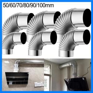 스토브 배기관 강철 배기관 굴뚝 라이너 벤드 멀티 배기관 가스 온수기 배기 파이프 통풍구 엘보우 커넥터