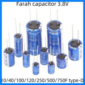 파라 커패시터 3.8V 10F/40F/100F/120F/250F/500F/750F 리튬 이온 커패시터 D형
