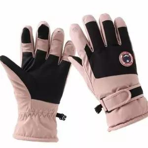 여성용 스키장갑 핑크 겨울 방한 터치장갑