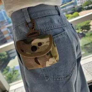 밀리터리 카라비너 미니백 키링 파우치