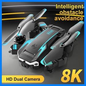 접이식 원격 제어 항공기 원 키 스타트 쿼드콥터 카메라 장난감 8K 1080P 지능형 드론 어린이 성인 초보자