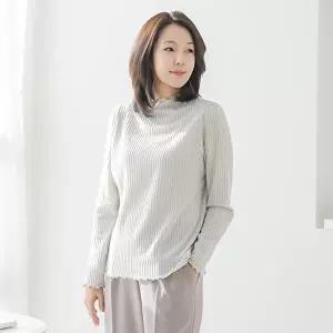 [마담4060]엄마옷 마담4060 티셔츠 데일리 여성 플리츠골지폴라-YTE2601051-