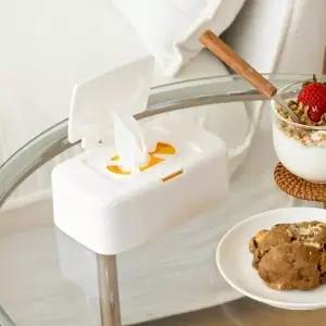 (옵션 화이트)원터치 티슈 통 보관함 물티슈 디스펜서 커버 케이스