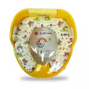 유치원 유아용 변기커버 손잡이 배변훈련 보조시트 배변습관 쿠션 간편설치