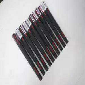 지오립 TPE 육각형 스탠다드 골프그립 블랙/레드 컬러 10개 묶음