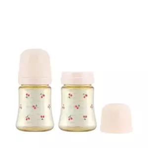 (정품) 그로미미 PPSU 아기젖병 신생아젖병 배앓이젖병 트윈팩 체리쉬 200ml