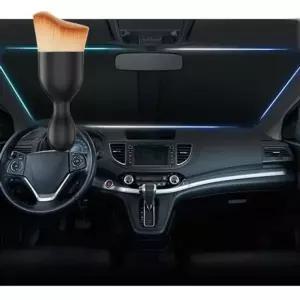 원터치 차량용 햇빛가리개 암막 카커튼 앞유리 가림막 다용도 먼지 브러쉬 세트