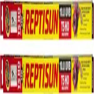Zoo Med 24와트 T5 HO 레프티선 10.0 UVB 램프 2pk
