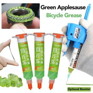 1-5PCS 자전거 그리스 녹색 apple 호환sause 베어링 허브 BB 윤활제 오일 지질 요소 Shimano Sram