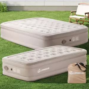 리스 에어매트 캠핑매트 휴대용 2인용 특대형 텐트바닥침대 자동원터치 두꺼운자충 식다용도 야외