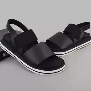 남성 여성 커플 와이드 스트랩 블랙 샌들 남녀공용 신발 남자슬리퍼 남성슬리퍼