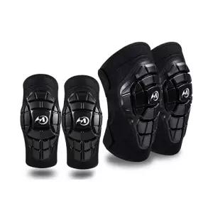 인라인보호대 팔꿈치 무릎？세트 소프트 자전거 롱보드 보호대 성인 장비