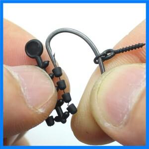 잉어 낚시 후크 연결 후크 비즈 회전 준비 D-리그 라인 Aligner 헤어 리그 지그 리그 방법 피더 액세서리