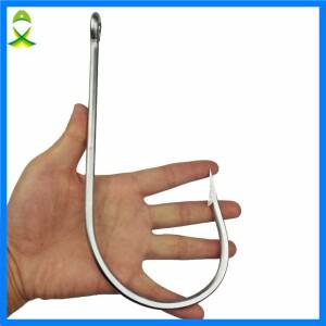 JSM 7731 스테인레스 스틸 슈퍼 대형 상어 낚시 후크 큰 게임 물고기 참치 미끼 여분의 큰 낚시 후크 크기