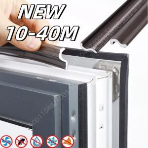 방음 폼 테이프 용  40M S 형 도어 창 씰링 스트립 날씨 스트리핑 방진 방풍 간격 필러 유물