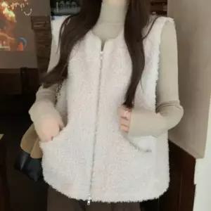 퍼조끼 털조끼 포켓 2컬러 뽀글이 집업조끼 양털베스트 겨울 가을