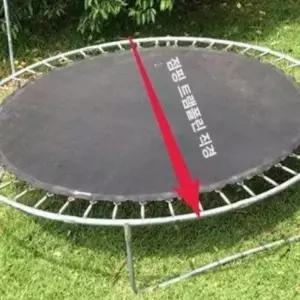 트램폴린매트 원형 교체용 야외 피트니스 커버 소음방지 점핑 다이어트 운동기구