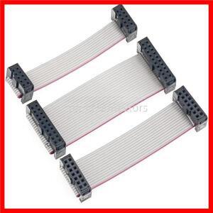 1PCS 1.27MM/2.0MM/2.54MM 피치 FC-6/8/10/16/20/40/50 핀 20/30/50/CM 회색 플랫 리본 Jtag Isp 다운로드