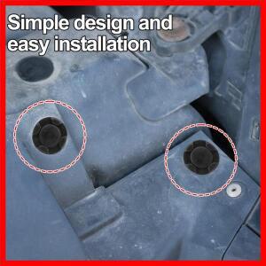 자동차 8mm 구멍 플라스틱 리벳 패스너 푸시 클립 블랙 자동차 자동차 도어 트림 패널 리테이너 패스너 자