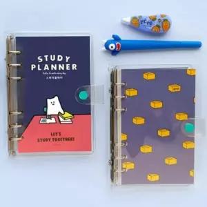 ( )공부 겨울방학 스터디 4개월 핑크풋 체크리스트 공부계획 공시생 플래너 공부다이어리 스케줄러 시험준