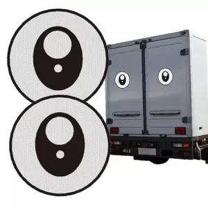 스티커 졸음방지 반사판 왕눈이 대형 2개 차량용 장식