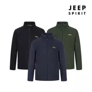 JEEP SPIRIT 남성 가볍고 따뜻한 폴라플리스 점퍼 3종