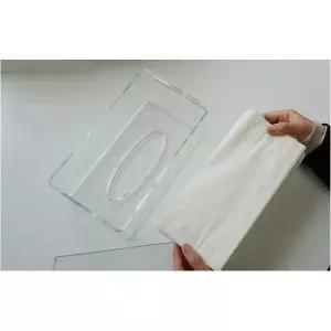 커버 각티슈 휴지 투명 핸드타올 티슈통 케이스 티슈 디스펜서 아크릴 페이퍼 NPL