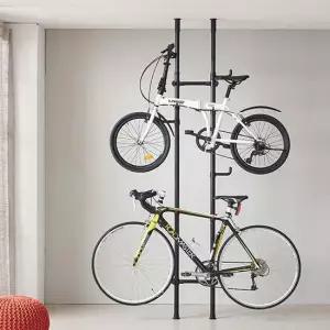 버원 38파이 폴 자전거거치대2단블랙 거치대