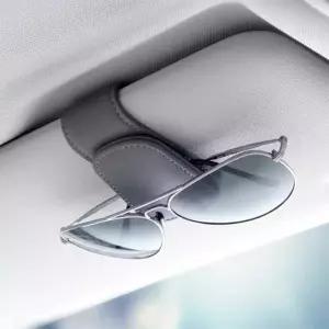 차량 가죽 자석 선바이저 안경클립 선글라스 거치대