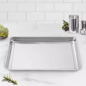 철제트레이 라운드 사각 스텐 트레이(60x40x4.5cm) 스텐쟁반