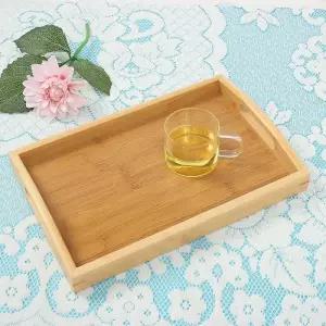 나무쟁반 대나무 사각 우드 트레이 플레이팅 서빙 원목 쟁반 우드쟁반