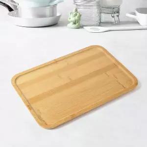 나무쟁반 주방 대나무 사각 우드트레이(36x24cm) 우드쟁반