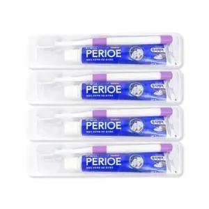 ( )페리오 여행용칫솔치약세트벌크-4개 휴대용 판촉용 인쇄가능 케이스