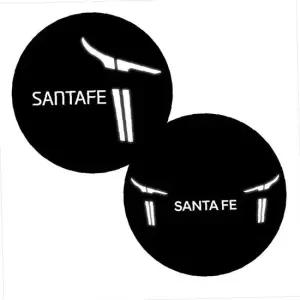 매립형 LED 도어라이트 더뉴싼타페 호환 차량용 조명 풋라이트 자동차 도어 등